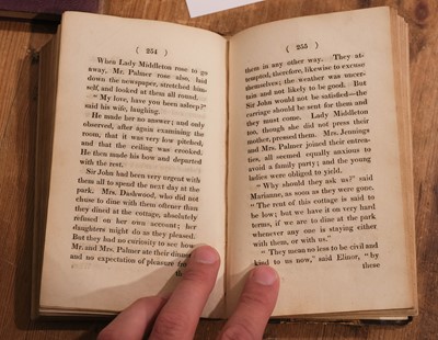 Lot 438 - Austen (Jane). Sense and Sensibility vols. I-II & Pride and Prejudice vol. II, 1st editions, 1811-12
