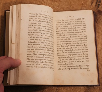 Lot 438 - Austen (Jane). Sense and Sensibility vols. I-II & Pride and Prejudice vol. II, 1st editions, 1811-12