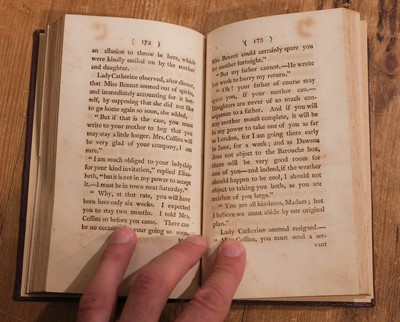 Lot 438 - Austen (Jane). Sense and Sensibility vols. I-II & Pride and Prejudice vol. II, 1st editions, 1811-12