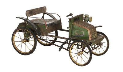 Lot 314 - Pedal Car. A 1960s pedal car in the Veteran style probably Triang