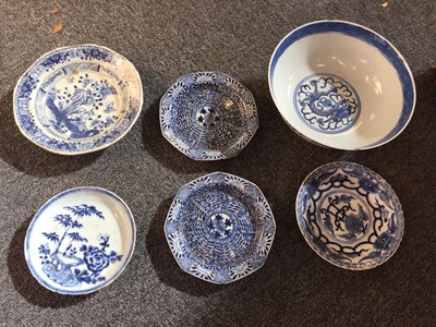 Lot 63 - Oriental Ceramics. A 19th century Chinese porcelain bowl and other items