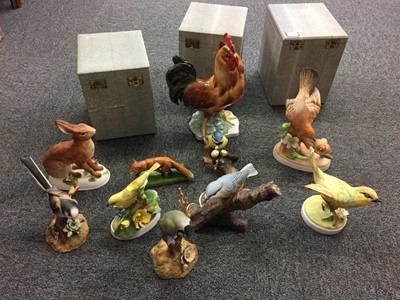 Lot 169 - Mixed Ceramics. A collection of ceramic birds etc