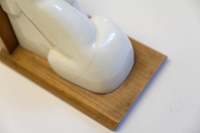 Lot 189 - Royal Worcester. A pair of bookends "Sam" the Polar Bear - Ethelwyn Baker