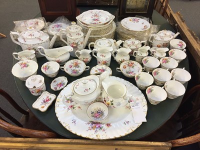 Lot 173 - Royal Crown Derby. A large 'Posy' pattern dinner service