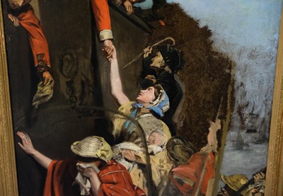 Lot 442 - O'Neil (Henry Nelson, 1817-1880). Study for Eastward Ho!, circa 1857