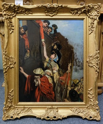 Lot 442 - O'Neil (Henry Nelson, 1817-1880). Study for Eastward Ho!, circa 1857