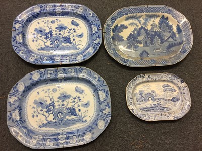 Lot 158 - Blue and White. An 18th century coffee pot and other items