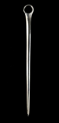 Lot 124 - Meat Skewer. A George III silver meat skewer by Smith & Fern, London 1789