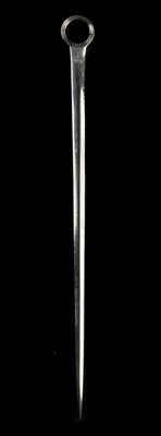 Lot 125 - Meat Skewer. A George III silver meat skewer by William Sumner, London 1784