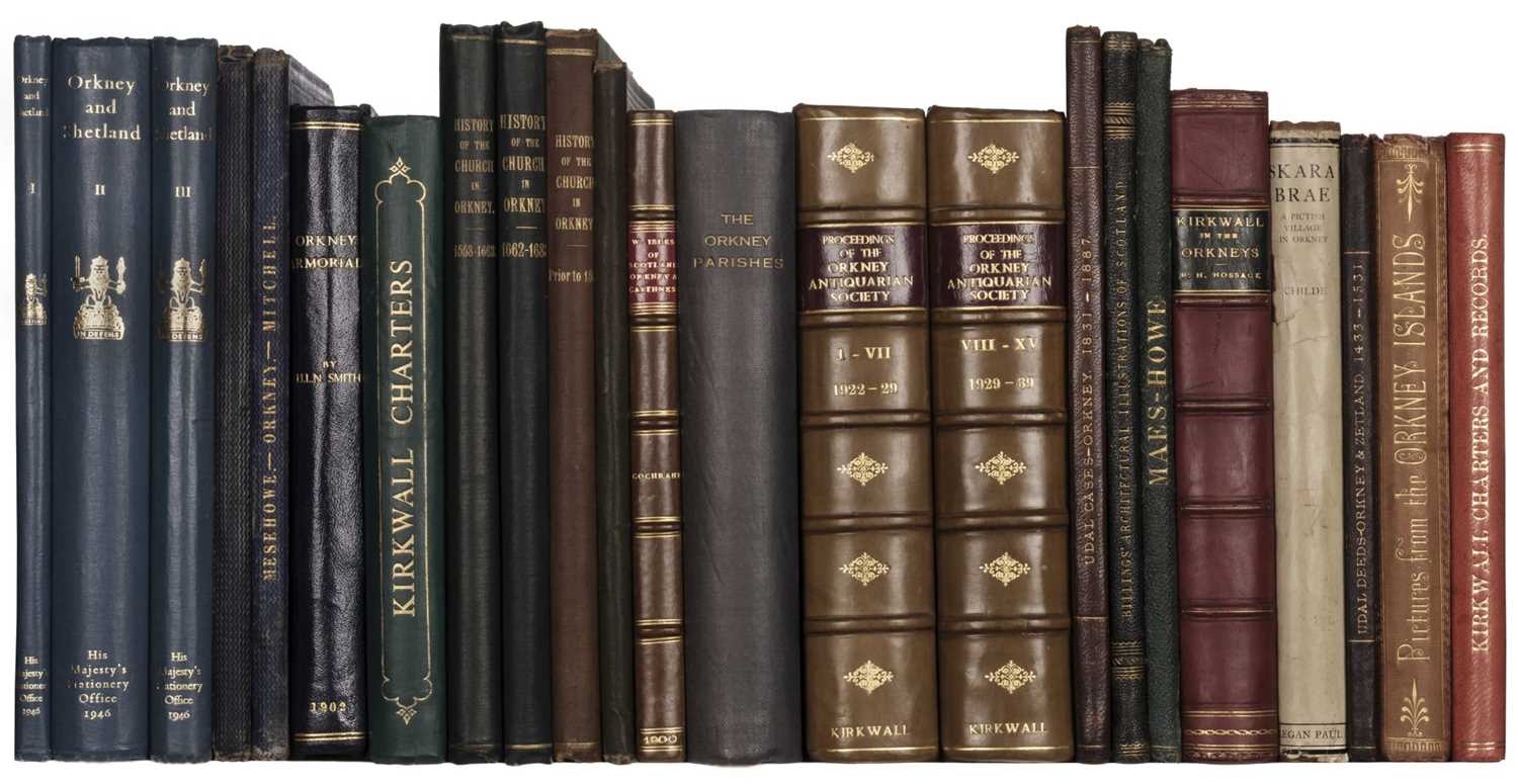 Lot 62 - Farrer (James). Notice of Runic Inscriptions in the Orkneys, 1st edition, 1862, & 19 others