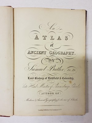 Lot 12 - Moll (Herman). Geographia Classica: The Geography of the Ancients ..., 1717