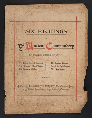 Lot 35 - Bailey (George). Six Etchings