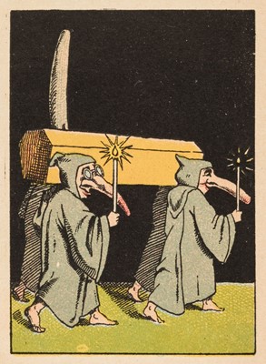 Lot 449 - Conjuring. Caricatures of people with big noses, possibly German, circa 1870