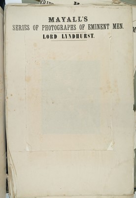 Lot 18 - Mayall (John Jabez Edwin, 1810-1901). Mayall's Series of Photographs of Eminent Men, 1862