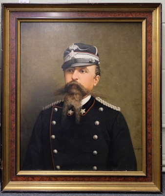 Lot 385 - Guffens (Gottfried Egide, 1823-1901). Victor Emmanuel II, oil on canvas