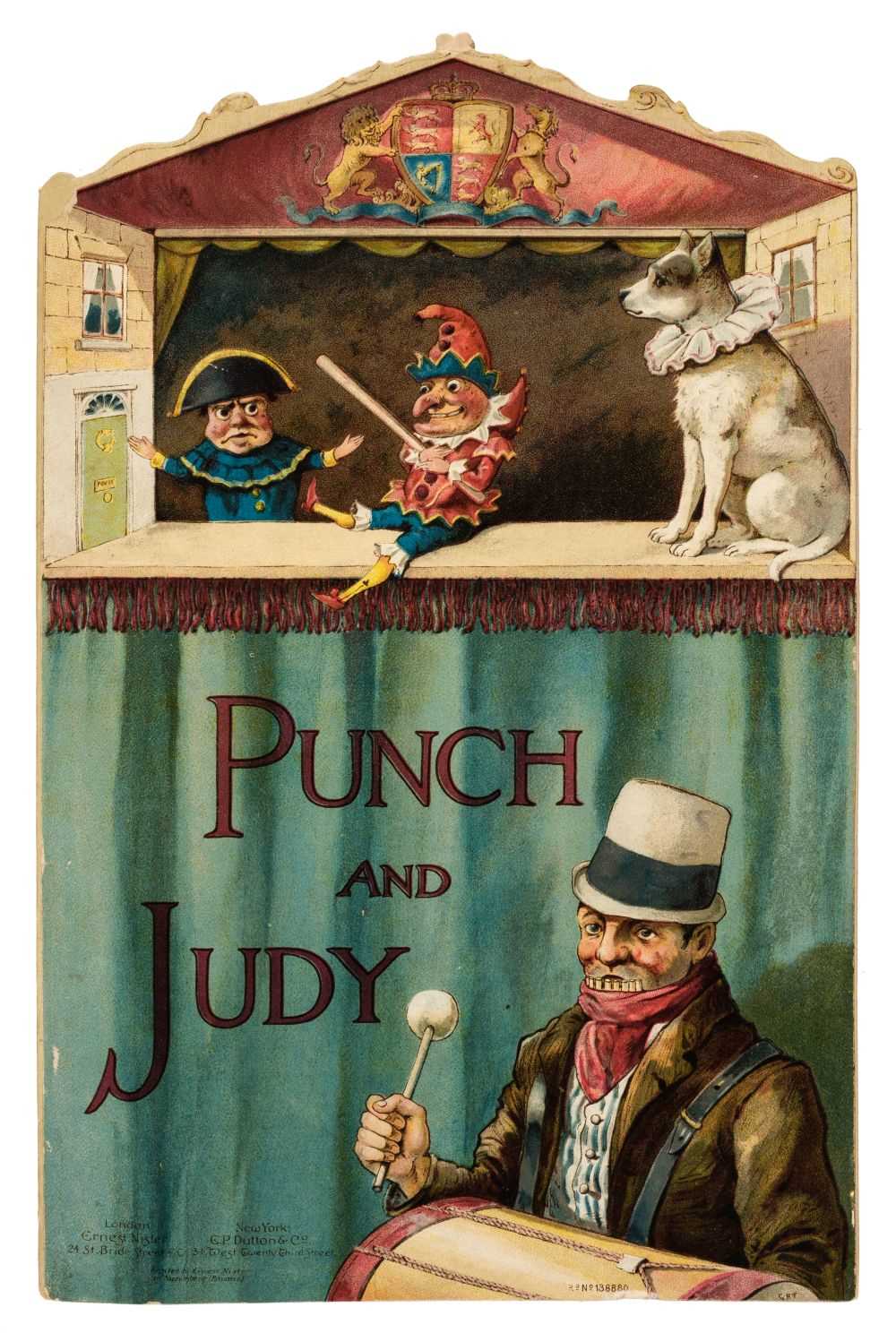 Lot 461 - Punch and Judy. Die-cut shaped book, London: Ernest Nister, [1891?]