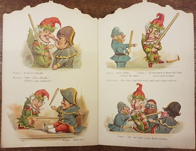 Lot 461 - Punch and Judy. Die-cut shaped book, London: Ernest Nister, [1891?]