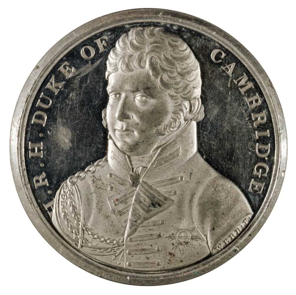 Lot 80 - Medal. English Army Re-Enters Hanover, 1814