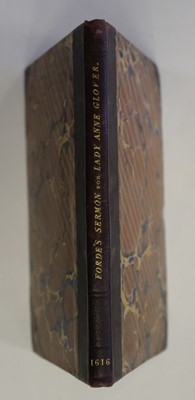 Lot 317 - Ford (William). A Sermon Preached at Constantinople, in the Vines of Perah, 1616