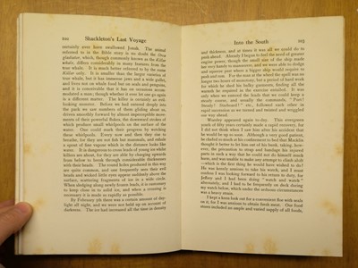 Lot 39 - Wild (Frank). Shackleton's Last Voyage, 2nd edition, 1923