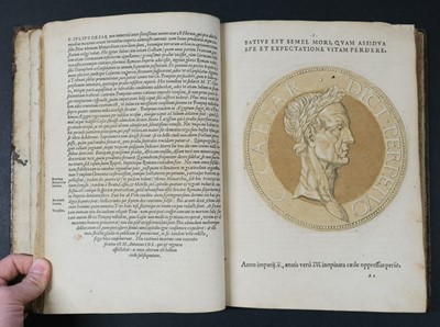 Lot 194 - Goltz (Hubert). Vivae omnium fere Imperatorum imagines, a C. Iulio Caes. Antwerp, 1557
