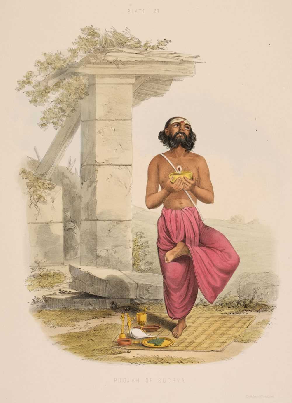 Lot 3 - Belnos (Mrs S. C.). The Sundhya or the Daily Prayers of the Brahmins, 1st edition, 1851