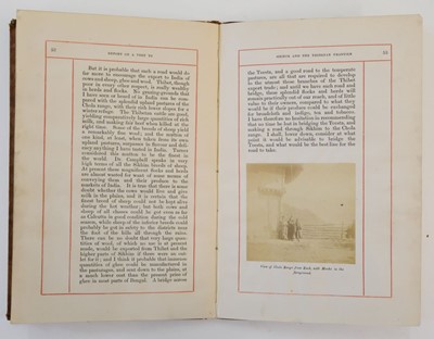 Lot 134 - Edgar (John Ware). Report on a Visit to Sikhim and the Thibetan Frontier, 1873