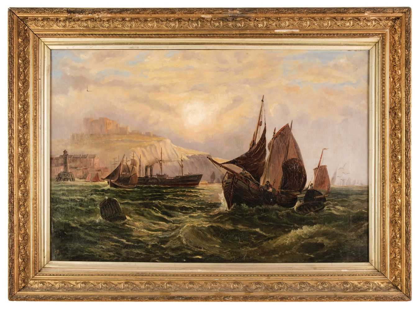 Lot 344 - English School, Scarborough 1892, oil on canvas