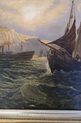 Lot 344 - English School, Scarborough 1892, oil on canvas