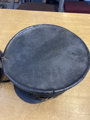 Lot 389 - Bell Top Shako. Trooper's Pattern 1822 Helmet of the Yorkshire Hussars