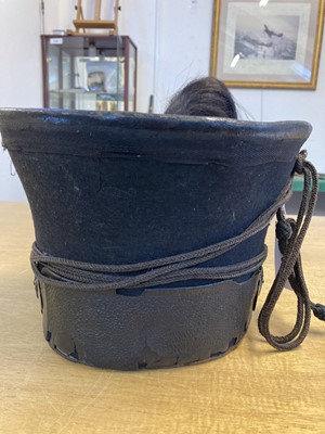 Lot 389 - Bell Top Shako. Trooper's Pattern 1822 Helmet of the Yorkshire Hussars