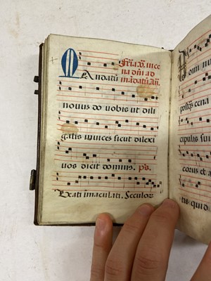 Lot 338 - Illuminated manuscript. An illuminated missal on vellum, probably Spanish, 16th century