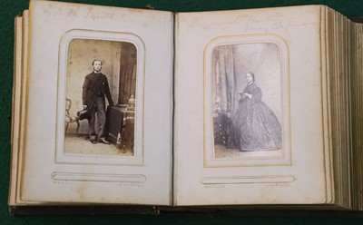 Lot 21 - Cartes de Visite. 17 Victorian albums, circa 1860s/1880s