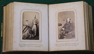 Lot 21 - Cartes de Visite. 17 Victorian albums, circa 1860s/1880s