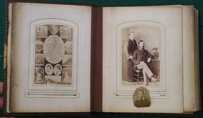 Lot 21 - Cartes de Visite. 17 Victorian albums, circa 1860s/1880s