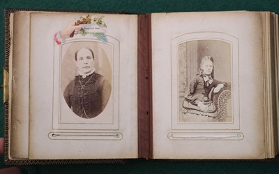 Lot 21 - Cartes de Visite. 17 Victorian albums, circa 1860s/1880s