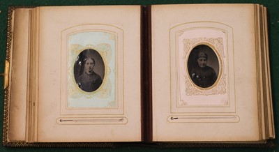 Lot 21 - Cartes de Visite. 17 Victorian albums, circa 1860s/1880s