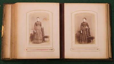 Lot 21 - Cartes de Visite. 17 Victorian albums, circa 1860s/1880s