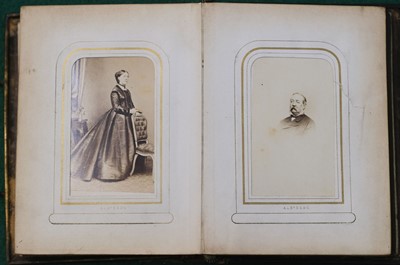 Lot 21 - Cartes de Visite. 17 Victorian albums, circa 1860s/1880s