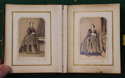 Lot 21 - Cartes de Visite. 17 Victorian albums, circa 1860s/1880s