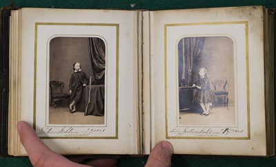 Lot 21 - Cartes de Visite. 17 Victorian albums, circa 1860s/1880s