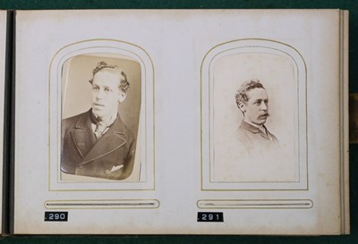 Lot 21 - Cartes de Visite. 17 Victorian albums, circa 1860s/1880s