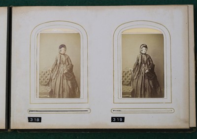 Lot 21 - Cartes de Visite. 17 Victorian albums, circa 1860s/1880s