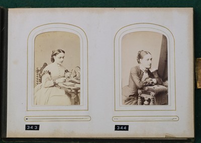 Lot 21 - Cartes de Visite. 17 Victorian albums, circa 1860s/1880s