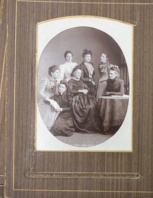 Lot 21 - Cartes de Visite. 17 Victorian albums, circa 1860s/1880s
