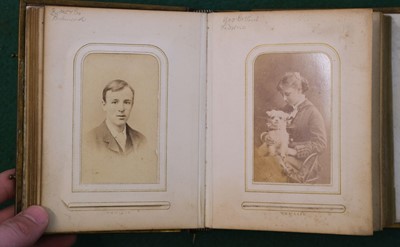 Lot 21 - Cartes de Visite. 17 Victorian albums, circa 1860s/1880s