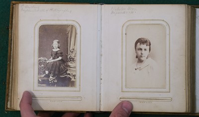 Lot 21 - Cartes de Visite. 17 Victorian albums, circa 1860s/1880s
