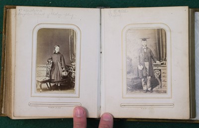 Lot 21 - Cartes de Visite. 17 Victorian albums, circa 1860s/1880s
