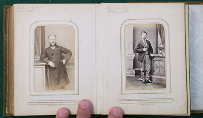 Lot 21 - Cartes de Visite. 17 Victorian albums, circa 1860s/1880s