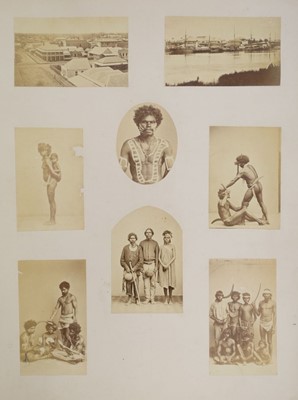 Lot 4 - Australia. An album of photographs of Australia and Tasmania